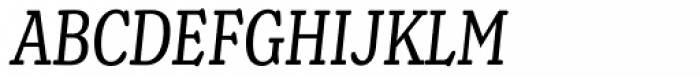 Henriette Compressed Italic Font UPPERCASE