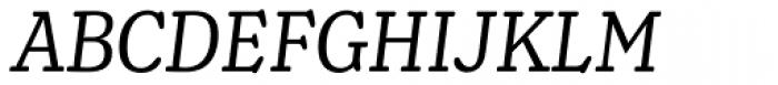 Henriette Condensed Italic Font UPPERCASE