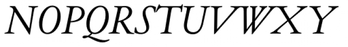 Henry Pro Italic Font UPPERCASE