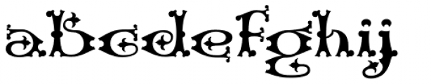 Henry VII Font LOWERCASE