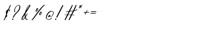 Henryta Bradley Regular Font OTHER CHARS
