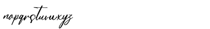 Henryta Bradley Regular Font LOWERCASE