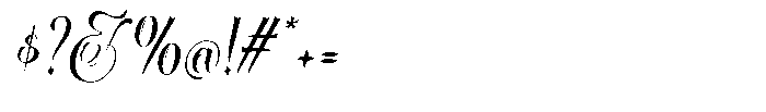 Hentagie Italic Font OTHER CHARS