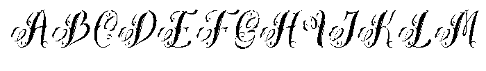 Hentagie Italic Font UPPERCASE