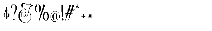 Hentagie Regular Font OTHER CHARS