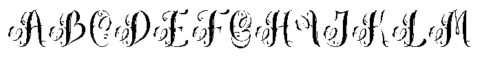 Hentagie Regular Font UPPERCASE