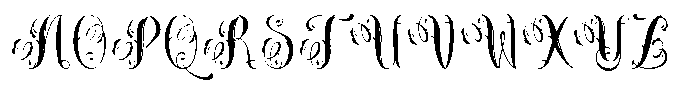 Hentagie Regular Font UPPERCASE