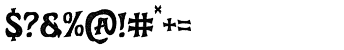 Hepives Texture Font OTHER CHARS