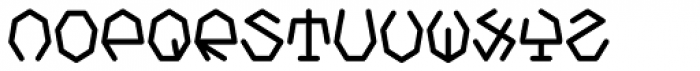 Heptagroan Mono Bold Font LOWERCASE