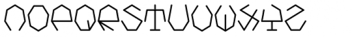 Heptagroan Mono Font LOWERCASE
