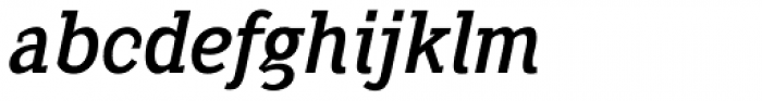 Heptal Regular Italic Font LOWERCASE