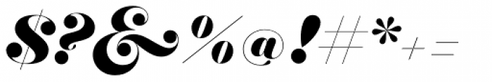 Hera Big Bold Italic Font OTHER CHARS