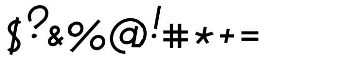 Heraklion Bold Italic Font OTHER CHARS
