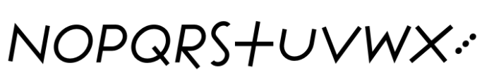 Heraklion Bold Italic Font UPPERCASE