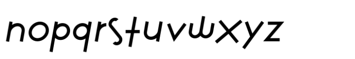 Heraklion Bold Italic Font LOWERCASE