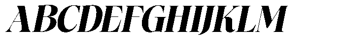 Herald Dongue Italic Font UPPERCASE