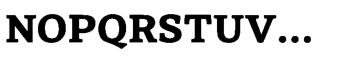 Herald News Bold Font UPPERCASE