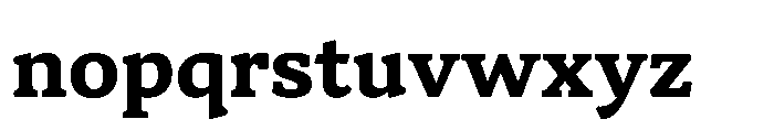 Herald News Bold Font LOWERCASE