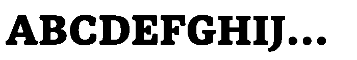 Herald News Extra Bold Font UPPERCASE