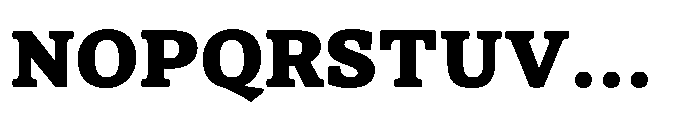 Herald News Extra Bold Font UPPERCASE