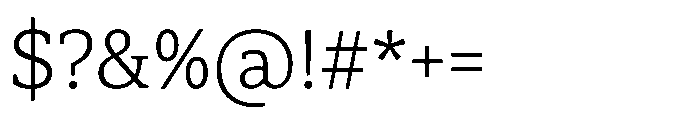 Herald News Light Font OTHER CHARS