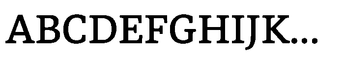 Herald News Medium Font UPPERCASE