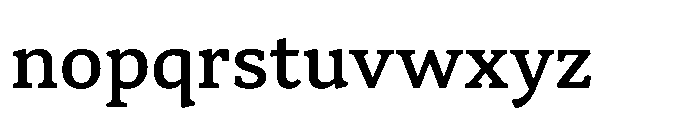 Herald News Medium Font LOWERCASE