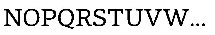 Herald News Regular Font UPPERCASE