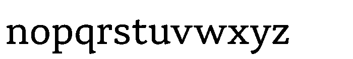 Herald News Regular Font LOWERCASE