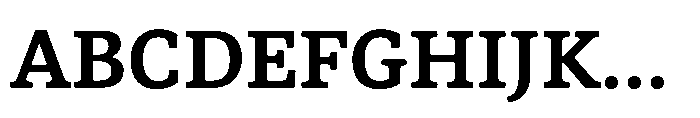 Herald News Semibold Font UPPERCASE