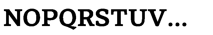 Herald News Semibold Font UPPERCASE