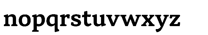 Herald News Semibold Font LOWERCASE