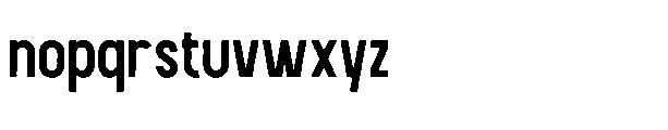 Herald Town Font LOWERCASE