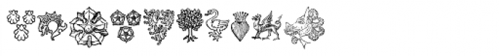 Heraldic Devices Premium Font OTHER CHARS