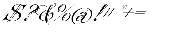 Heraldica Script Regular Font OTHER CHARS