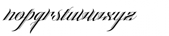 Heraldica Script Regular Font LOWERCASE