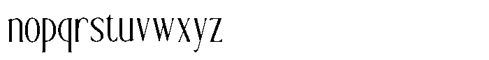 Heranch Font LOWERCASE