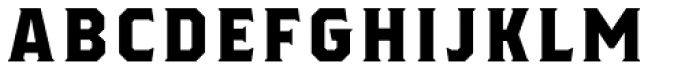 Herchey Serif Font LOWERCASE