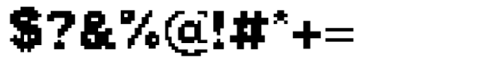 Hercules Pixel Font Regular Font OTHER CHARS