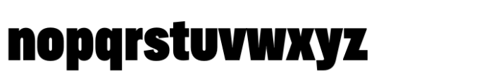 Herd Extra Black Font LOWERCASE
