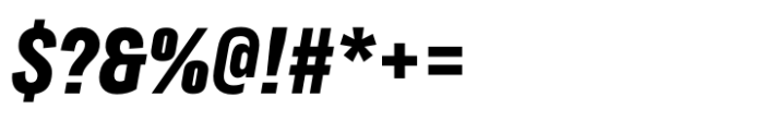 Herd Extra Bold Italic Font OTHER CHARS
