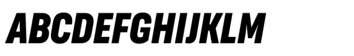 Herd Extra Bold Italic Font