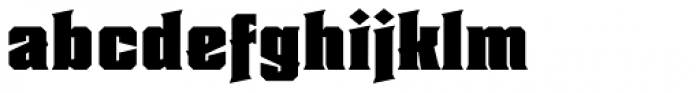 Heretic Extended Font LOWERCASE
