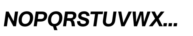 Hergon Grotesk Bold Italic Font UPPERCASE