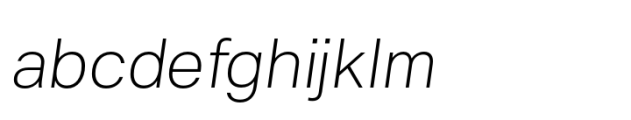 Hergon Grotesk Extra Light Italic FONT