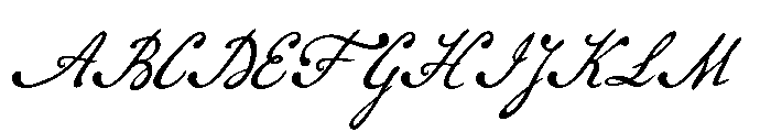 Heritage Ink Font UPPERCASE