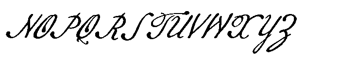 Heritage Ink Font UPPERCASE