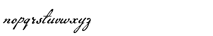 Heritage Ink Font LOWERCASE