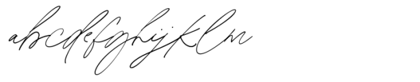 Heritage Signature Regular Font LOWERCASE