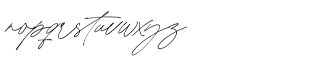 Heritage Signature Regular Font LOWERCASE